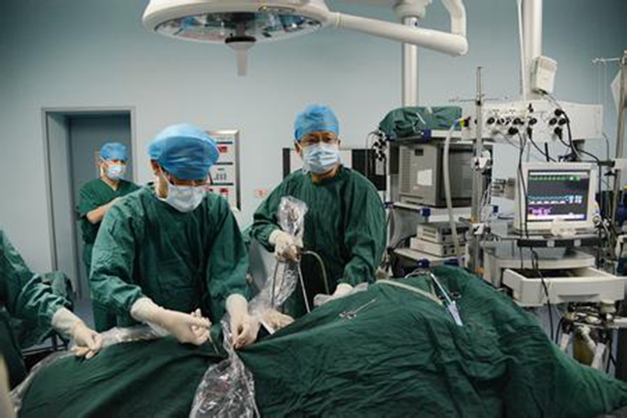 腎結石症患者手術