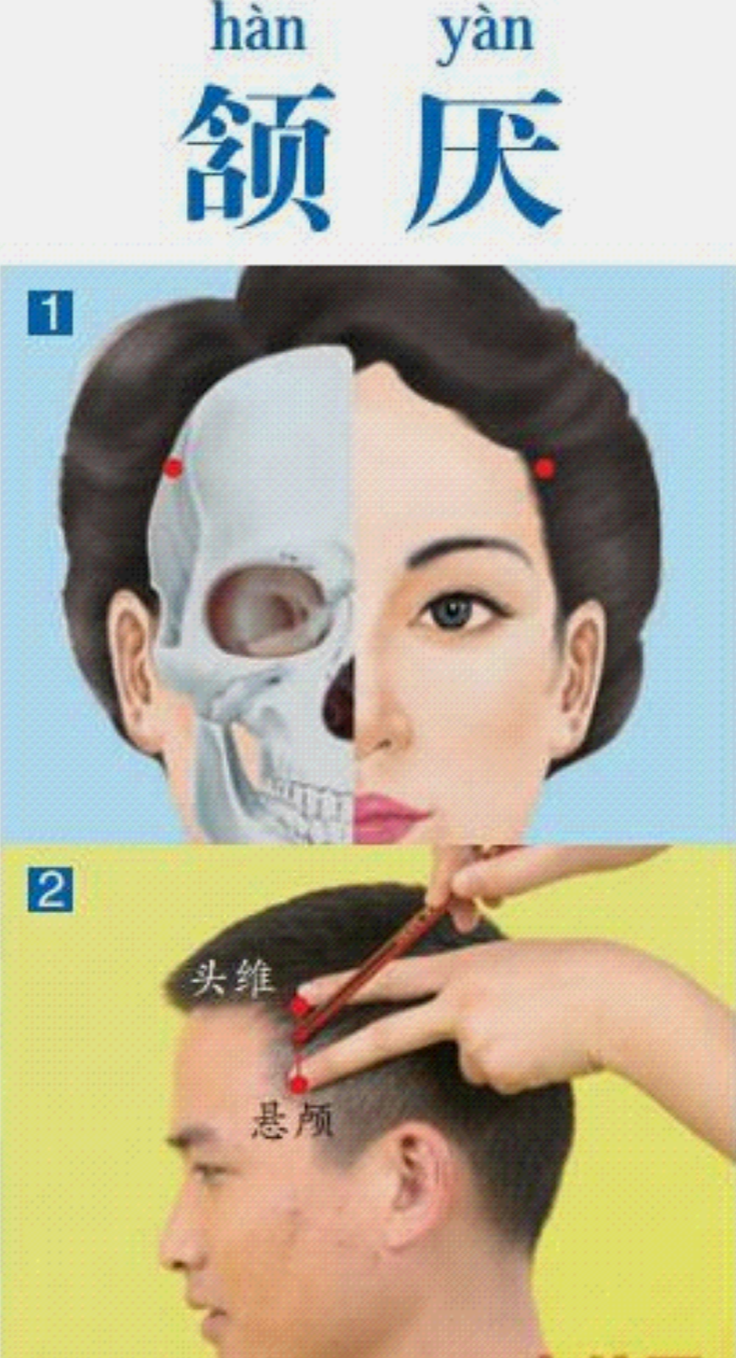 懸顱頭部穴位