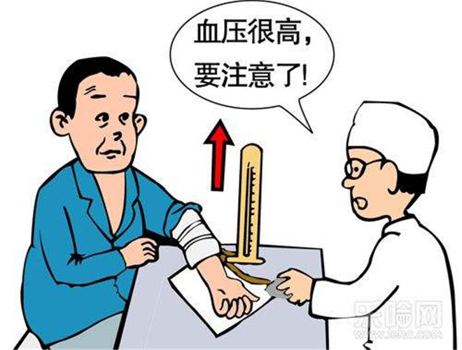 正常血壓值卡通漫畫 