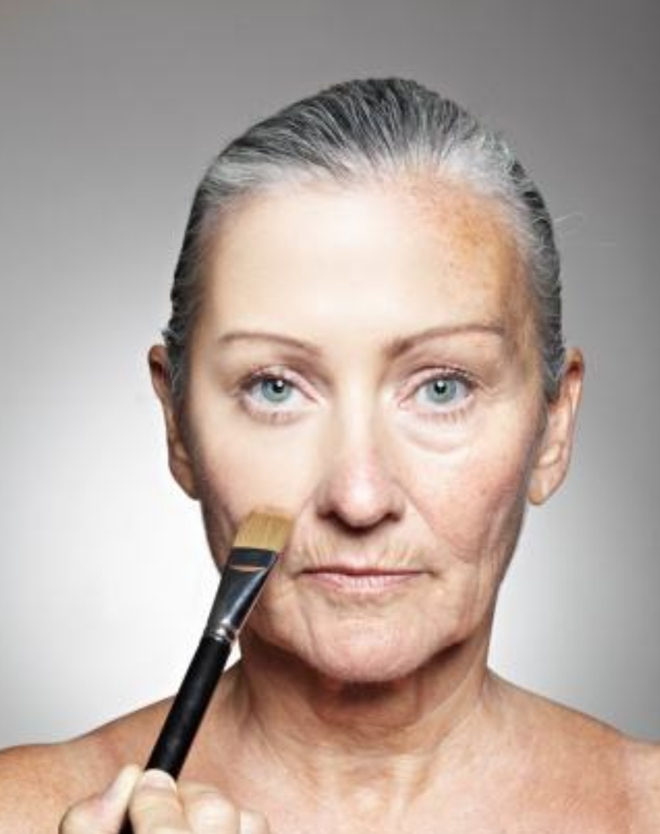 眼部皮膚老化女性